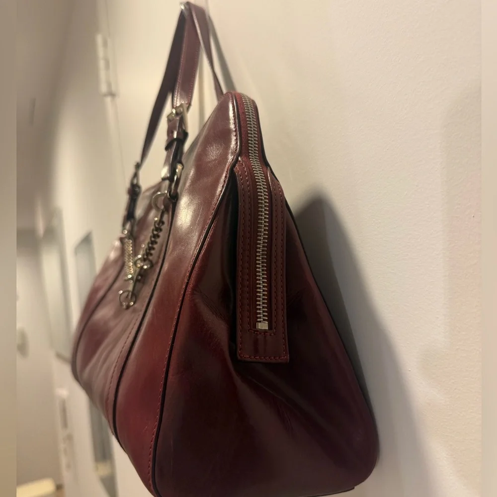 Vintage Galliano Dior Hardcore Piercing Bag - Burgundy